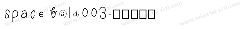 space bold003字体转换
